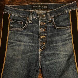 Veronica Beard Denim with Black and Gold Accents